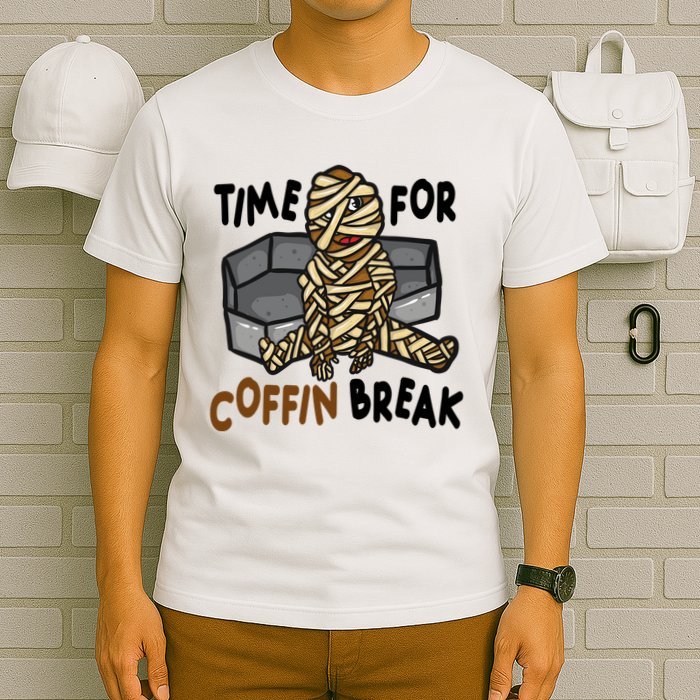 Time For Coffin Break Zombie Funny T-Shirt