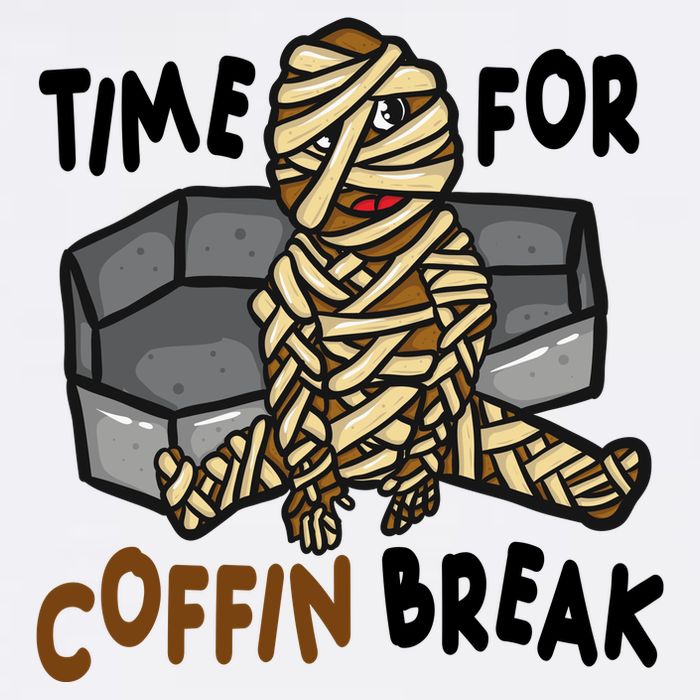 Time For Coffin Break Zombie Funny T-Shirt