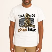Time For Coffin Break Zombie Funny Tall T-Shirt