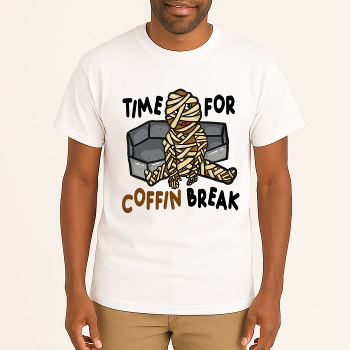 Time For Coffin Break Zombie Funny Tall T-Shirt