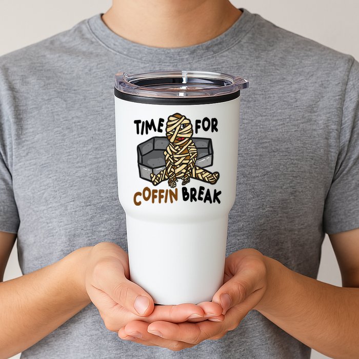 Time For Coffin Break Zombie Funny Tumbler