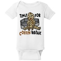 Time For Coffin Break Zombie Funny Baby Bodysuit