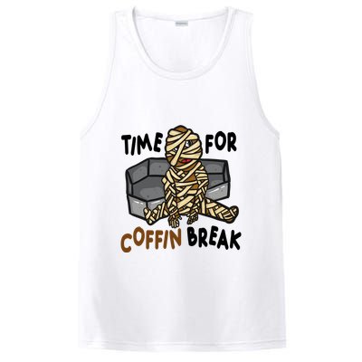 Time For Coffin Break Zombie Funny PosiCharge Competitor Tank