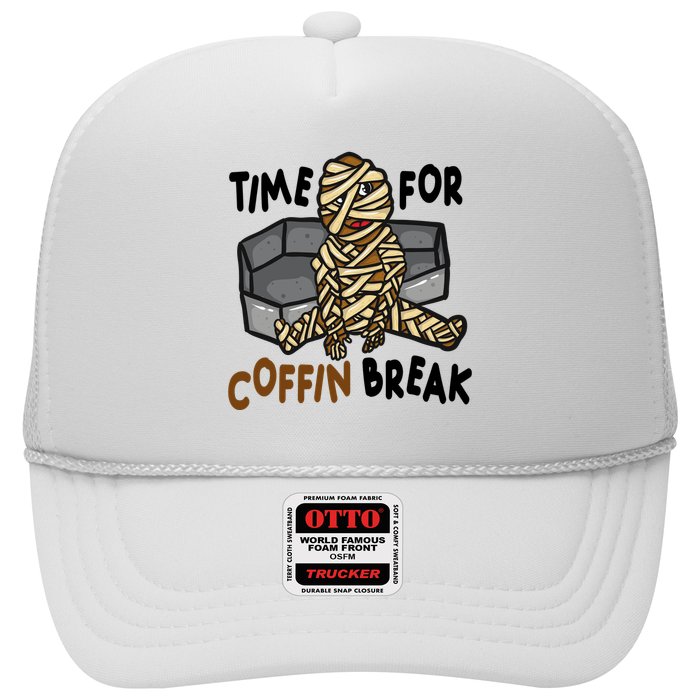 Time For Coffin Break Zombie Funny Trucker Hat