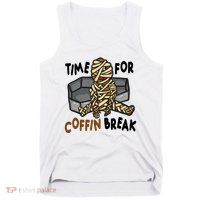 Time For Coffin Break Zombie Funny Tank Top