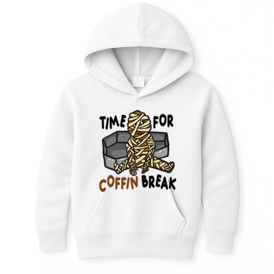 Time For Coffin Break Zombie Funny Kids Hoodie