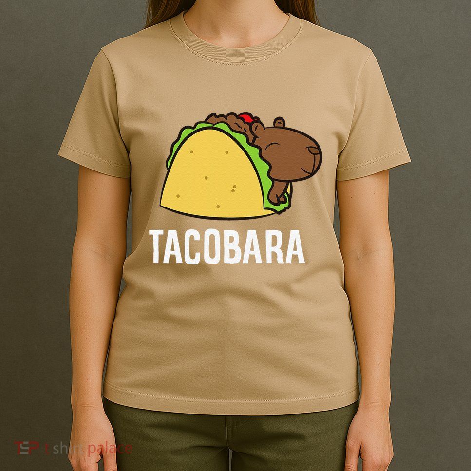 Tacobara Funny Capybara Tacos T-Shirt