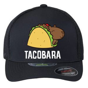 Tacobara Funny Capybara Tacos Flexfit Unipanel Trucker Cap