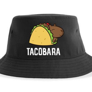 Tacobara Funny Capybara Tacos Sustainable Bucket Hat