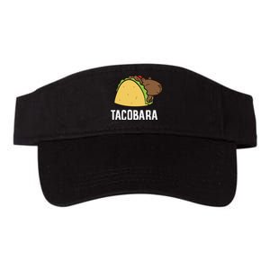 Tacobara Funny Capybara Tacos Valucap Bio-Washed Visor