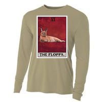 The Floppa Caracal Cat Tarot Card Funny Meme Cooling Performance Long Sleeve Crew