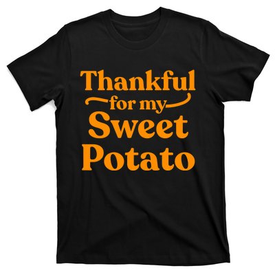 Thanksgiving For Couples Sweet Potato Yam Set T-Shirt