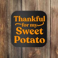 Thanksgiving For Couples Sweet Potato Yam Set Coaster