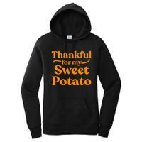 Thanksgiving For Couples Sweet Potato Yam Set Women's Pullover Hoodie