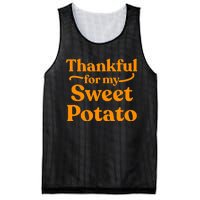 Thanksgiving For Couples Sweet Potato Yam Set Mesh Reversible Basketball Jersey Tank