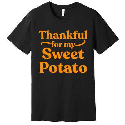 Thanksgiving For Couples Sweet Potato Yam Set Premium T-Shirt