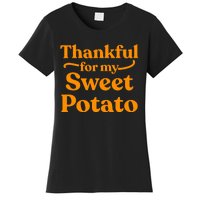 Thanksgiving For Couples Sweet Potato Yam Set Women's T-Shirt