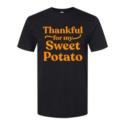 Thanksgiving For Couples Sweet Potato Yam Set Softstyle CVC T-Shirt