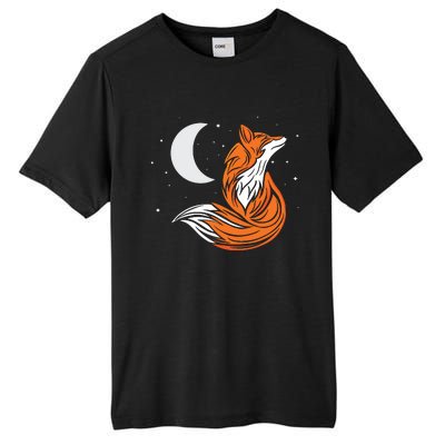 Tribal Fox Camper Zookeeper Wildlife Animal Lover Tall Fusion ChromaSoft Performance T-Shirt