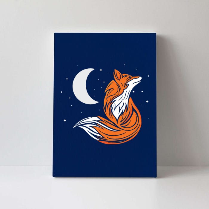 Tribal Fox Camper Zookeeper Wildlife Animal Lover Canvas