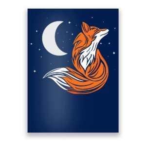 Tribal Fox Camper Zookeeper Wildlife Animal Lover Poster