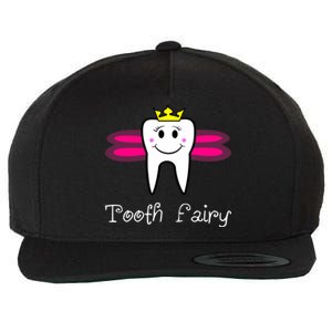 Tooth Fairy Cute Dental Hygienist Dentist Meaningful Gift Wool Snapback Cap