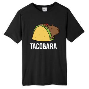 Tacobara Funny Capybara Tacos Tall Fusion ChromaSoft Performance T-Shirt