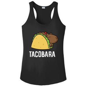 Tacobara Funny Capybara Tacos Ladies PosiCharge Competitor Racerback Tank