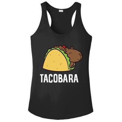 Tacobara Funny Capybara Tacos Ladies PosiCharge Competitor Racerback Tank