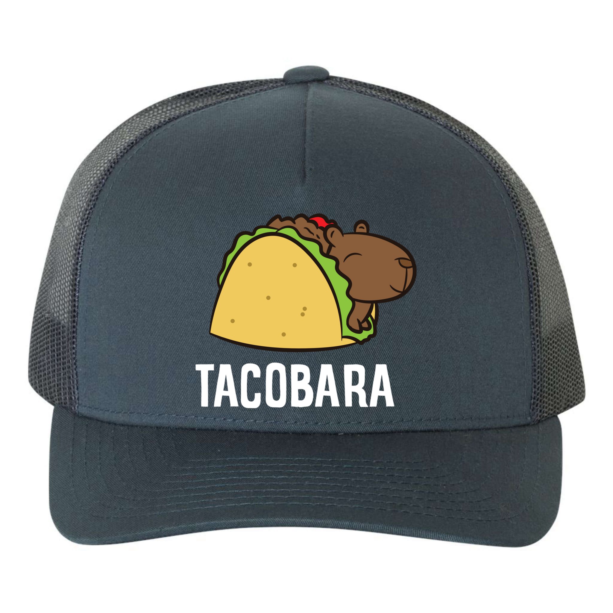 Tacobara Funny Capybara Tacos Yupoong Adult 5-Panel Trucker Hat
