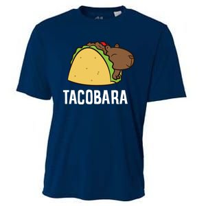 Tacobara Funny Capybara Tacos Cooling Performance Crew T-Shirt