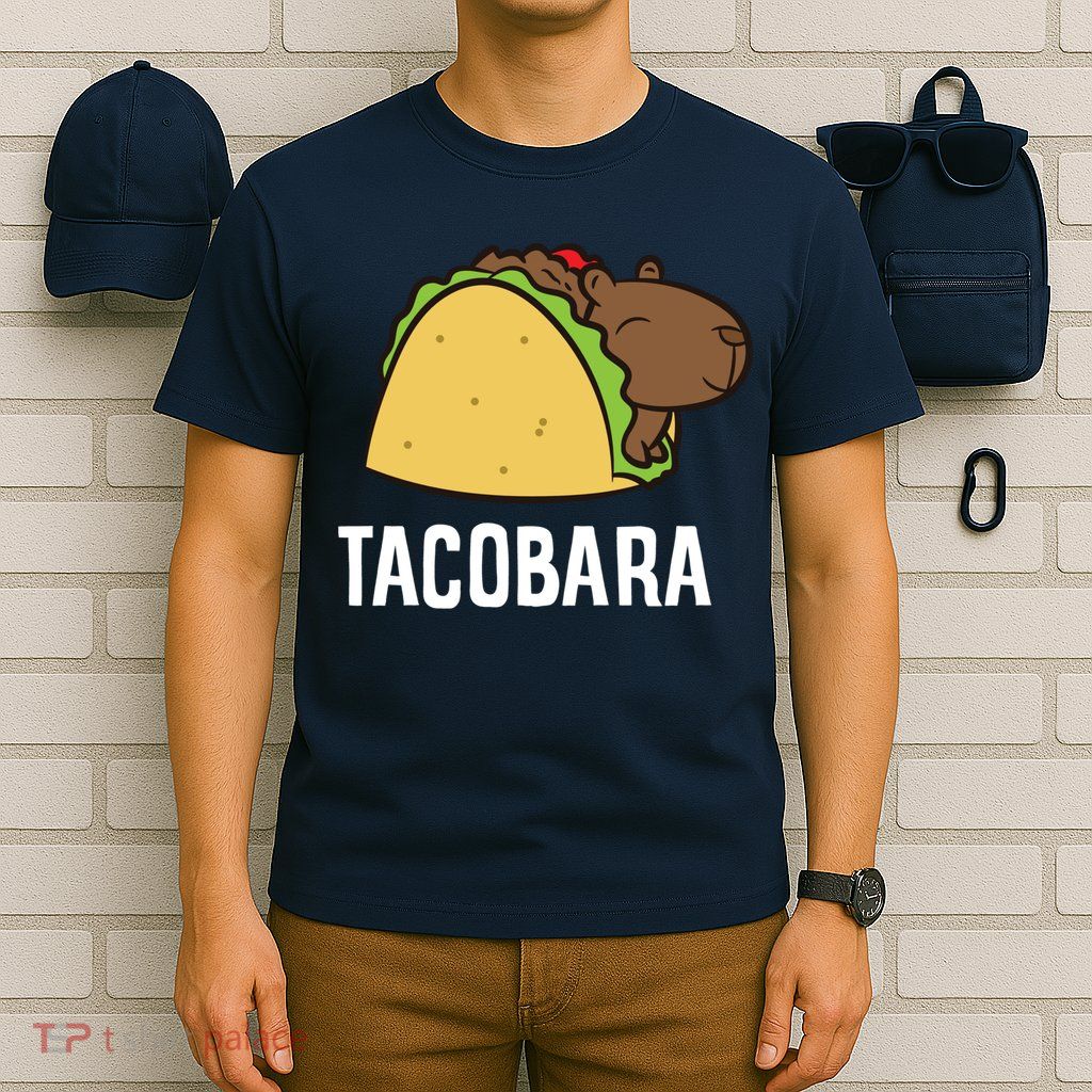 Tacobara Funny Capybara Tacos T-Shirt