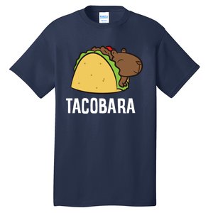 Tacobara Funny Capybara Tacos Tall T-Shirt