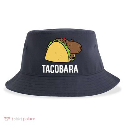 Tacobara Funny Capybara Tacos Sustainable Bucket Hat