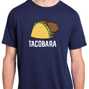 Tacobara Funny Capybara Tacos Adult ChromaSoft Performance T-Shirt