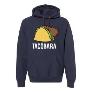 Tacobara Funny Capybara Tacos Premium Hoodie