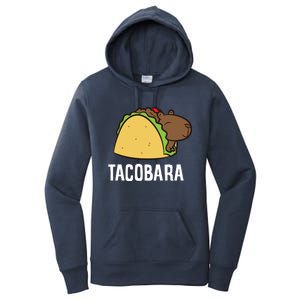 Tacobara Funny Capybara Tacos Women's Pullover Hoodie