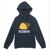 Tacobara Funny Capybara Tacos Urban Pullover Hoodie