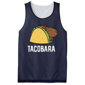 Tacobara Funny Capybara Tacos Mesh Reversible Basketball Jersey Tank