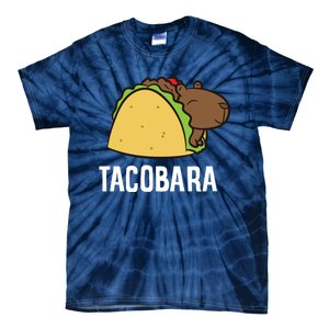 Tacobara Funny Capybara Tacos Tie-Dye T-Shirt