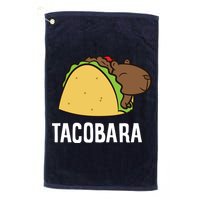 Tacobara Funny Capybara Tacos Golf Towel