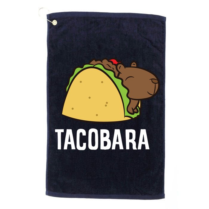 Tacobara Funny Capybara Tacos Golf Towel