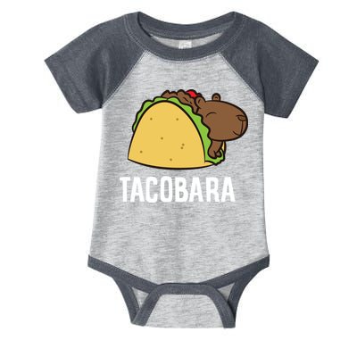 Tacobara Funny Capybara Tacos Infant Baby Jersey Bodysuit