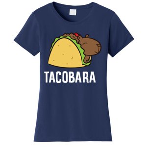 Tacobara Funny Capybara Tacos Women's T-Shirt