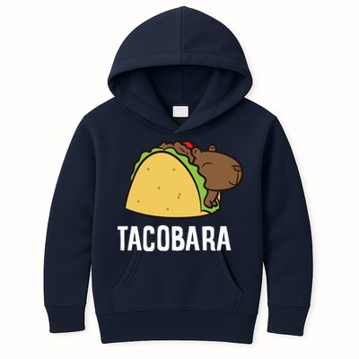 Tacobara Funny Capybara Tacos Kids Hoodie