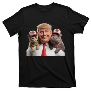 TrumpS Furry & Chonky Dream Team Moo Deng 24 Funny Design T-Shirt