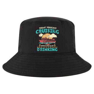 Today Forecast Cruising With A Chance Of Drinking Cool Comfort Performance Bucket Hat