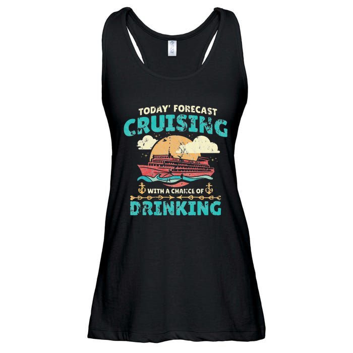 Today Forecast Cruising With A Chance Of Drinking Ladies Essential Flowy Tank