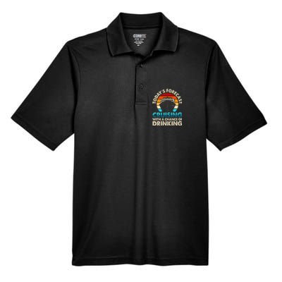 Today's Forecast Cruising With A Chance Of Drinking Cruise Men's Origin Performance Pique Polo