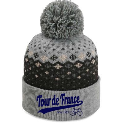 Tour Funny Cycling Tour  France Cycling Fan The Baniff Cuffed Pom Beanie